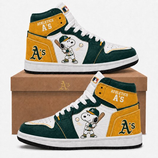 athletics snoopy premium high top
