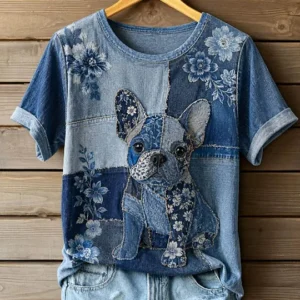 Women's short-sleeved T-shirt V1
