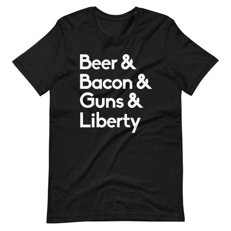 beer bacon guns liberty shirt 148431