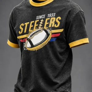 Men's Football Short Sleeves T-shirt v3