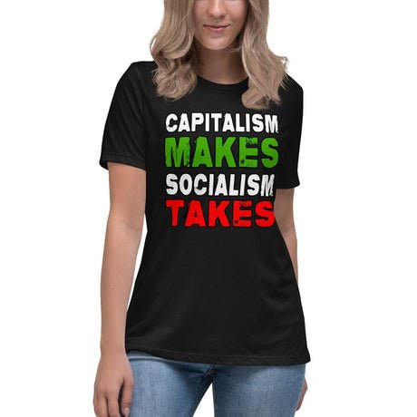 capitalism makes socialism takes womens shirt 632338