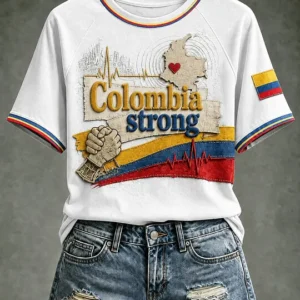 Women's Colombia Strong Printed T-shirt V3