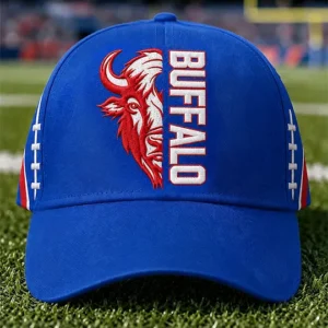 Unisex Football Lover Buffalo Print Hat 5