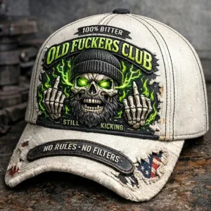 Old Fuckers Club Printed Casual Unisex Cap V6