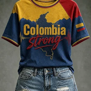 Women's Colombia Strong Printed T-shirt V2