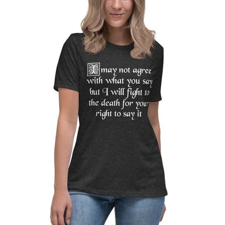 fight for your right to say it womens shirt 276402