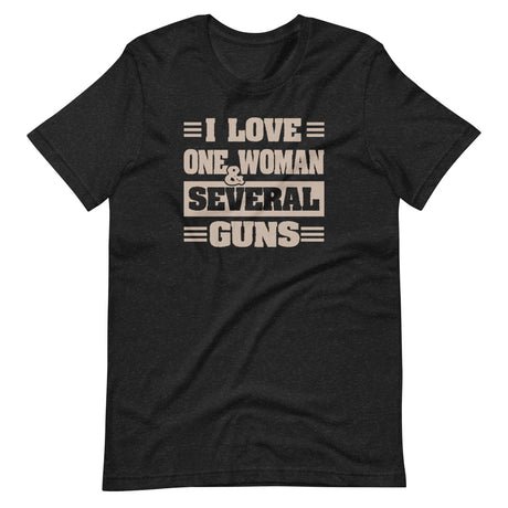 i love one woman and several guns shirt 377829