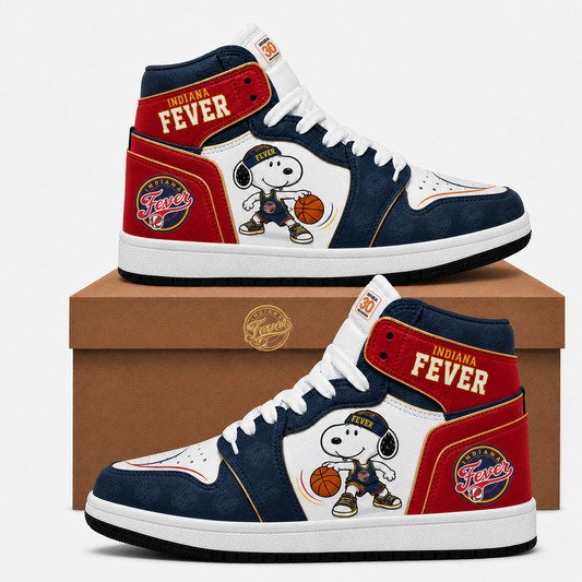 indiana fever snoopy premium high top