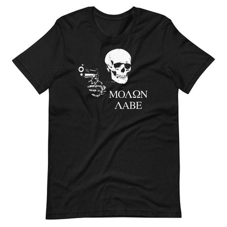 molon labe skull shirt 991615