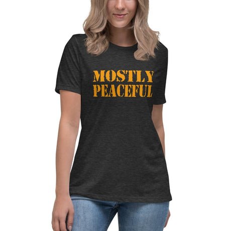 mostly peaceful womens shirt 498737