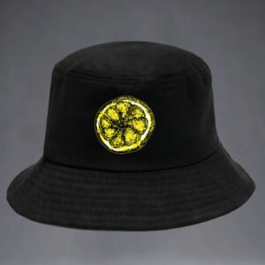Unisex Roses Music Lover Lemon Printed Hat