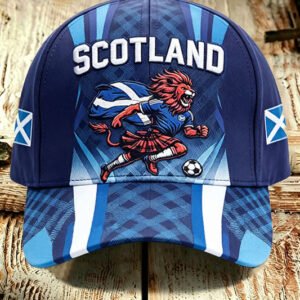 Unisex UK Football Lover Scotland Printed Hat 2