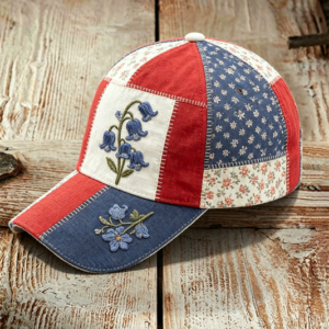 Unisex Bluebell Print  Hat