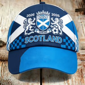 Unisex UK Football Lover Scotland Printed Hat 3
