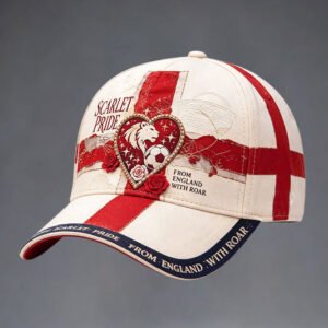 Unisex England Lioness Football Lover Roses Art Printed Hat
