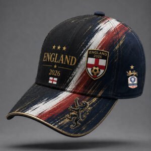Unisex UK Football Lover England Printed Hat 4