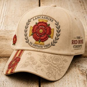 Unisex Lancaster Red Roses Art Printed Hat