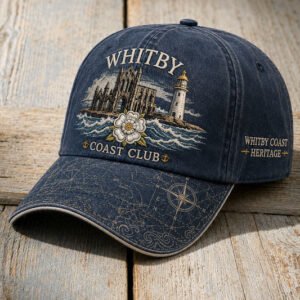 Unisex Yorkshire White Roses Art Printed Hat 2