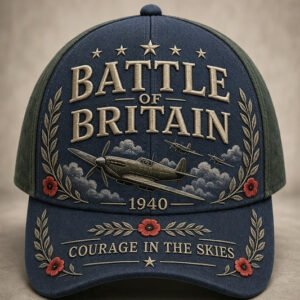 Unisex Battle of Britain Retro Print Hat 2