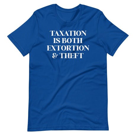 taxation is both extortion and theft shirt 551580