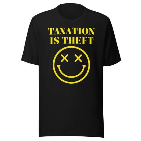 taxation is theft smiley shirt 8241816