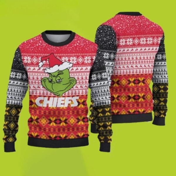Grinch Ugly Sweater Kc Chiefs Christmas 1 600x600 1