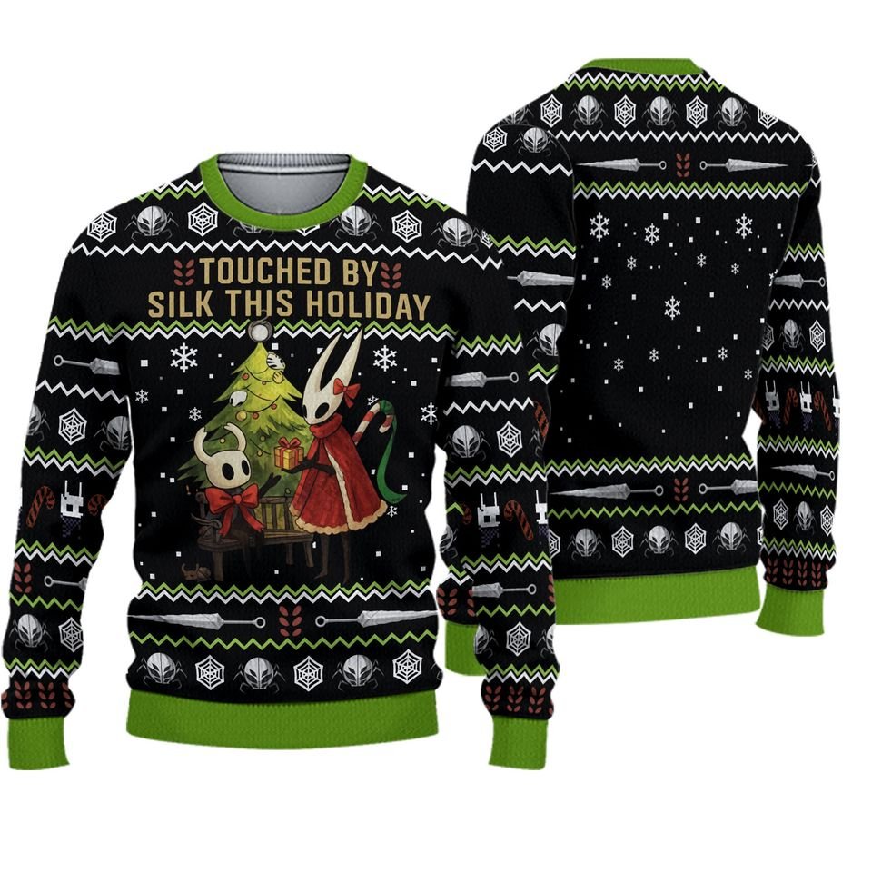 hollow knight ugly christmas sweater hornet silk holiday jumper funny gaming xmas gift indie game apparel quirky festival vttv091125 682012c3555566267d329270f0f3f944
