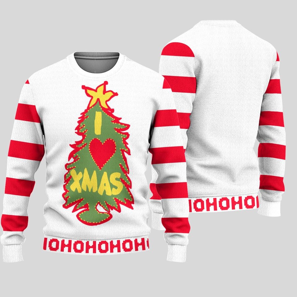 i love xmas hohoho light up led and bells ugly christmas sweater s 5xl nq301025 mockup c29acb11043d5b08e5cd1b674053e4be