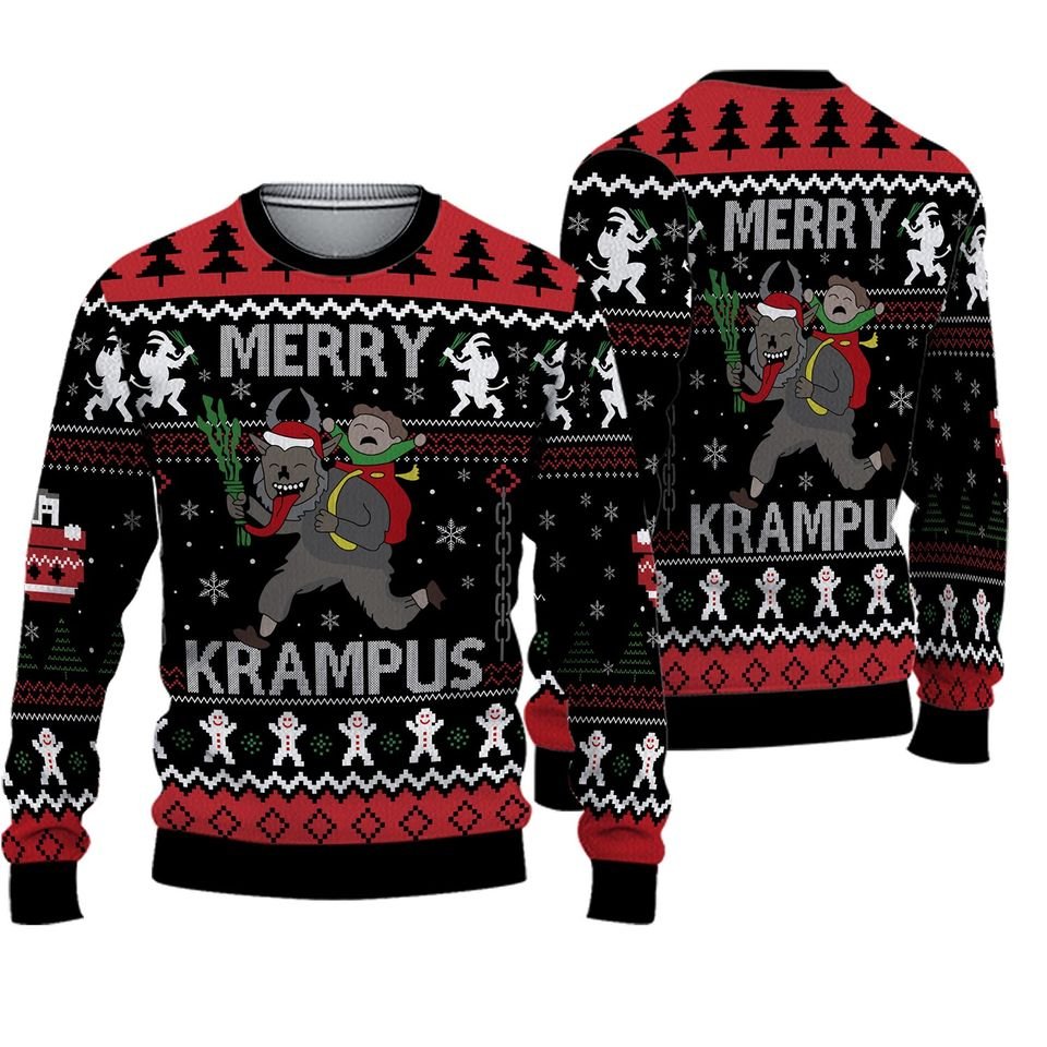 krampus ugly knitted christmas 3d sweater ptt21112025 ce6eeccf98b927b36d9c27f897a6070b
