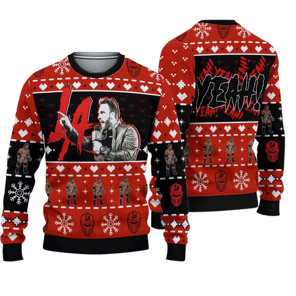 la knight wrestling red mask ugly christmas sweater christmas tree sweatshirt christmas costumes a0c02437ab60460537e9ef76687da944