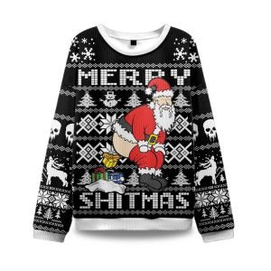 mVEtpmxK 2025 Merry Shitmas Ugly Christmas Sweater 1 300x300 1